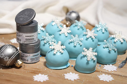 White Diamond Edible Glitter for Drinks, Cocktails, Cake Decorating, Strawberries, Chocolates & More | No Taste | 4g | 100% Food-Safe | Kosher, Ve...