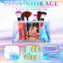 12 Pcs Bachelorette Makeup Bags Retro Disco Cowgirl Recovery Kit Bags Girls Trip Holographic Cosmetic Bags with Zipper Gift Bags for Women (I Do C...