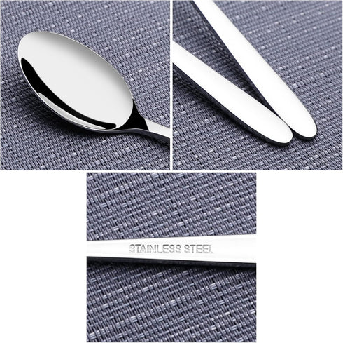 Kekow 12 Pieces Stainless Steel Teaspoon, Small Spoon...