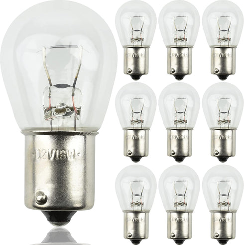 Diximus Pack of 10 Bulbs 1141 S8 Low Voltage Landscape Light Bulbs 12V 18W BA15s Bayonet 18W Lamp...