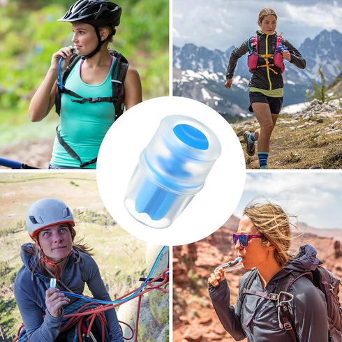 Enhon 4 Packs Bite Valve Replacement Sheath for Water Bladder, Compatible with Osprey Packs Hydraulics Reservoirs, Hydration Pack Bite Valve Silic...