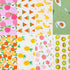 8Pcs 18" x 22" Cotton Fabric DIY Making Supplies Quilting Patchwork Fabric Fat Quarter Bundles DIY for Quilting Patchwork Cushions Cotton Fabric f...