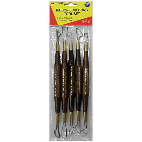 Kemper Ribbon Tools Sculpting Sets 8R1, 8R2, 8R3, 8R4, 8R5 set of 5 8 in....