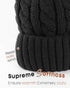 FURTALK Winter Beanie Knit Hat for Women Warm Fleece Lined with Faux Fur Pom Poms Womens Thick Ski Hats Knitted Skull Cap...