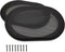 4" x 6" Speaker Grill Covers, Car Speaker Subwoofer Guard Protector, ABS Plastic Frame with Metal Mesh, Black - 2Pcs...