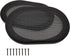 4" x 6" Speaker Grill Covers, Car Speaker Subwoofer Guard Protector, ABS Plastic Frame with Metal Mesh, Black - 2Pcs...