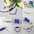PH PandaHall 3600pcs 3mm Seed Beads, 8/0 Blue Waist Beads 8 Colors Ocean Sea Blue Friendship Craft Beads Small Pony Bead Mini Spacer Bead for Frie...