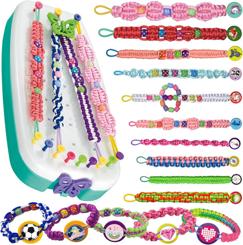 Friendship Bracelet Making Kit Toys for Girls, Ages 7-12 Girls Gifts Ideas, Arts and Crafts String Maker, Bracelet DIY, Kids Jewelry Kit, Best Gif...