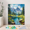 AIRDEA DIY Landscape Paint by Numbers Kits for Adults,Paint by Number for Adults Beginner Mountains,16x20inch DIY Rivers and Trees Simple Painting...