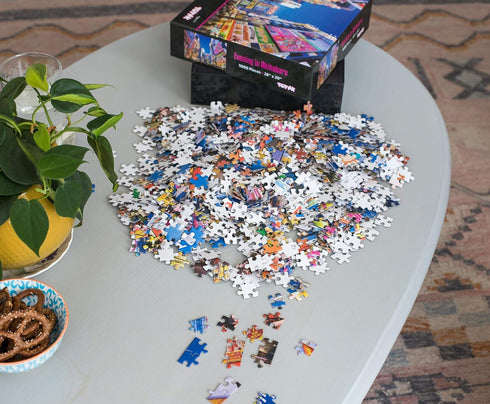 Evening in Akihabara, Japan Puzzle for Adults and Kids | Difficult 1000 Piece Jigsaw Puzzle Toy | Fun Quarantine Gift | Interactive Brain Teaser C...