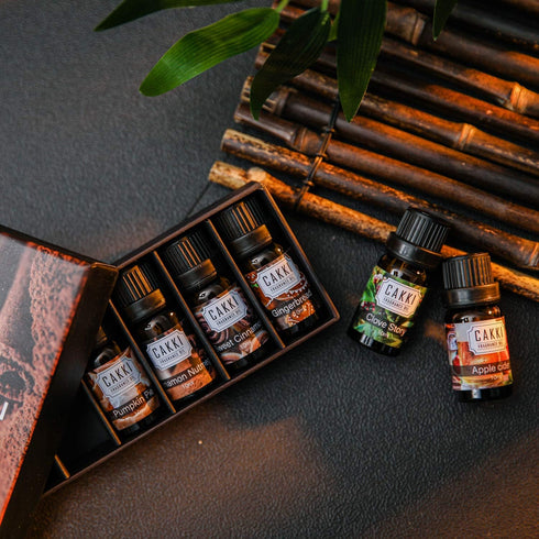 Spice Essential Oils for Diffusers for Home, 6 x10ml, CAKKI Fragrance Oils Set with 6 Scents, for Candles Making, for Soaps Making...
