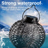 3.7v 10w Solar Lantern Light Outdoor Ip65 Waterproof Round Garden Hanging Atmosphere Night Lamp Black...