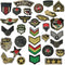 24pcs Soldier Badges Random Styles Embroidered Fabric Iron On or Sew On Cartoon Sticker Patches...