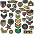 24pcs Soldier Badges Random Styles Embroidered Fabric Iron On or Sew On Cartoon Sticker Patches...