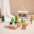 Youuys Wooden Craft Forest Trees Toys, 8 Pcs Finished Scene Mini Tree Kit Craft Set - Cake Topper - for Early Educational Preschool Classroom Proj...