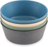 WeeSprout Bamboo Kids Bowls, Set of Four 10 oz Kid-Sized Bamboo Bowls, Dishwasher Safe Kid Bowls (Blue, Green, Gray, & Beige)...