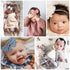 DRESHOW BQUBO Baby Girl Bows and Headbands Soft Nylon Hairbands Elastics Handmade Girls Flower Hair Accessories for Newborn Infant Toddlers Kids 1...