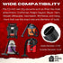 2 1/2" Accessories for Shop Vac Attachments 2.5 Wet Dry Vacuum Extension Wands, Floor Brush, Dust Brush, Crevice Tool, Utility Nozzle, and Hose Ki...
