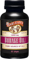 Barlean's Borage Oil Supplements, Cold Pressed Pure Borage Seed Oil Supplement Softgels for Men and Women, 1000 mg GLA Fatty Acids, 60 Count...