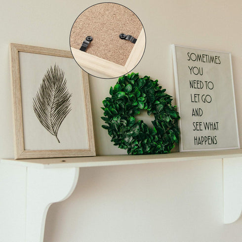 Frame Turn Button Metal Bow Shape Frame Picture Turn Button with Screws for Hanging Pictures Photos Drawings and Posters, Black (100 Pieces)...