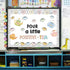 94Pcs Positivi-Tea Bulletin Board Set Motivational Paper Cutouts with 200Pcs Glue Points Kettle Teacup Bulletin Border Stickers for Classroom Offi...