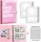 100 Day Money Saving Challenge Binder, Reusable Budget Book with Cash Filled Envelope Frosted Cover Money Binder Cash Savings Challenge Storage Bo...