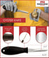 Rockland Guard Professional Oyster Shucking Knife Set - Includes 3.5" Stainless Steel Oyster Shucker with Non-Slip Handle & Bent Tip, Kitchen Cutt...