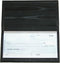 Boston Leather Unisex Textured Bison Leather Checkbook Cover, Black...