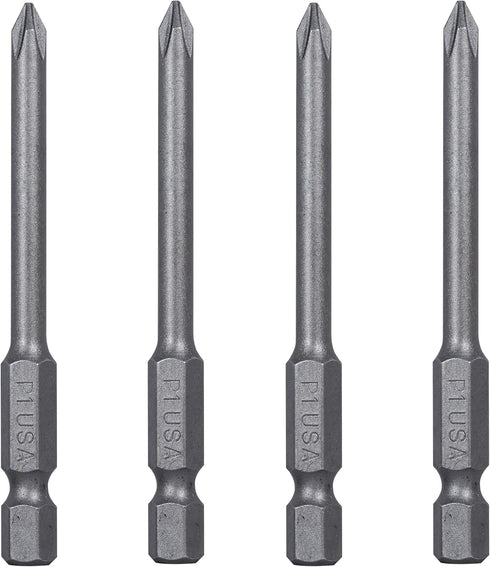 Mayhew Tools 19223-4 Phillips Power Bit, NO. 1 x 2.75", 4-Pack...