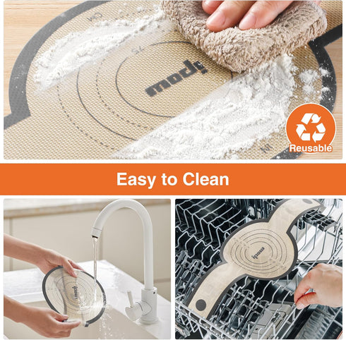 9Pcs Silicone Bread Sling Set for Dutch Oven with Dough Whisk & Bread Lame, Non-Stick & Easy Clean & Reusable, Extra Thick Silicone Baking Mat wit...