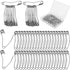 60pcs Curved Safety Pins, 1.50 Inch Safety Pins Sewing Quilting Basting Pins Bent Safety Pins Accessories for Crafting Quilting Knitting Sewing (S...