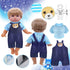 Girl Doll Clothes and Accessories Gift - 8 pcs Alive-Baby Doll Clothes Dress Outfits for 12 Inch Dolls, 6 Complete Sets Clothing of Dresses Cloak ...