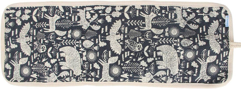 Teamoy Crochet Hook Case, Roll Bag Holder Organizer for Various Crochet Needles and Knitting Accessories, Compact and All-in-Place, Animal World...