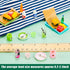 8 Set 20 Pieces Miniature Food Pretend Fast Food Play Toys Set Hamburger Fries Soda Pudding Milk Juice Doll Food Kitchen Accessory Toy for Kids Pa...