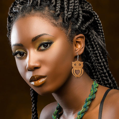 182 Pieces Wooden Dangle Earring Making Kit, Include 32 Pieces African Wood Drop Earring Pendant Unfinished Earrings Wood Charms with 100 Jump Rin...