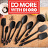 DI ORO Silicone Spatula Set - Rubber Kitchen Spatulas for Baking, Cooking, & Mixing - 600°F Heat-Resistant & BPA Free Silicone Scraper Spatulas fo...