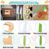 KOLODOGO 10 Pieces Wooden Kids Kitchen Knife Set, Include Wood Kids Knife Plastic Potato Slicers Cooking Knives Children's Safe Knifes Cake Scrape...