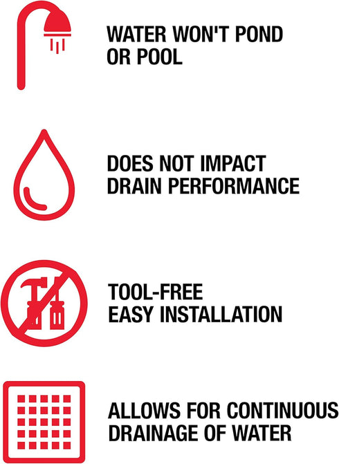 Oatey 43745 Seal for 2 Inch Shower and Floor Drain, No Size, Black...