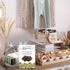 Fumete 50 Pcs Baby Shower Party Favor Baby Shower Seed Packet Baby in Bloom Kraft Bags with Window Seed Envelopes Resealable Seed Organizer Storag...
