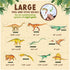 Glow in The Dark Dinosaur Wall Stickers - 10 Large Bright Wall Decals for Bedroom Walls and Ceilings - for Boys Room and Girls Room - Set 2...