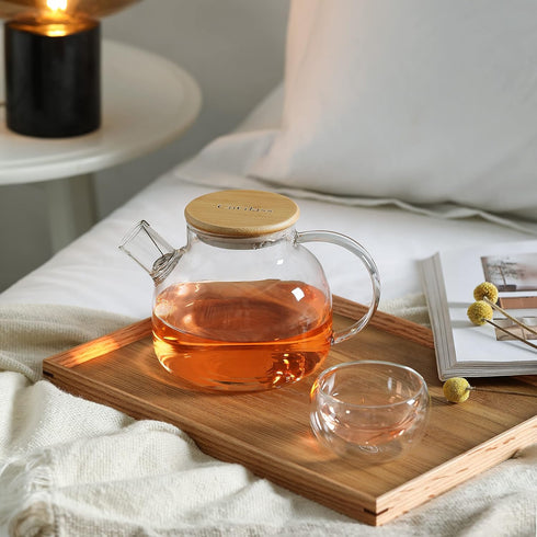 CNGLASS Bamboo Lid for Cnglass Teapot 30.4oz/40.6oz/50.7oz...