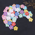 FENICAL Wooden Buttons 2cm Colorful Flowers 2 Holes Buttons Sweater Buckles Sewing Craft Scrapbooking DIY Buttons 50 Pcs (Random Color)...