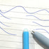 sencoo 5 pack Erasable Blue Gel Pens Quick Dry Ink Pens Fine Point Retractable Roller Ball Pens 0.5 mm Smooth Writing Pens Cute Pens for School Of...