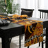 African Black Woman Cotton Linen Rectangle Table Runners 18''x72'', Elephant and Giraffe Luxury Table Runners for Wedding Party Banquet Dinner Dec...