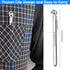Pencil Tire Pressure Gauge (5-50PSI&10-75PSI), Sealed Zinc Alloy Nozzle and Silvery Aluminum Tube Body, Suitable for Bikes,Cars, Trucks...