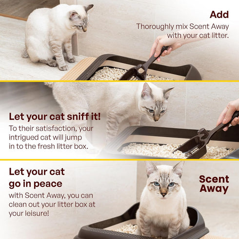 Cat litter Deodorizer Litter Box Odor Eliminator | Fragrance Free Cat Litter Deodorizer with ACTIVE CARBON | Eliminates Cat Odors and Smells to Ke...
