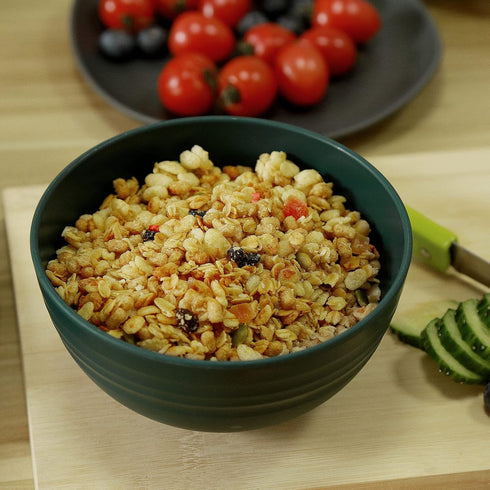 shopwithgreen Plastic Cereal Bowls, Resuable Bowls for Kitchen, Set of 4, Microwave and Dishwasher Safe, for Soup, Oatmeal, Ramen, RV, Camping, Ki...