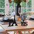 Blulu Paris Decor for Bedroom Wooden Eiffel Tower Table Decor Eiffel Tower Sign Letters for Home Living Room Office Bathroom(Black)...