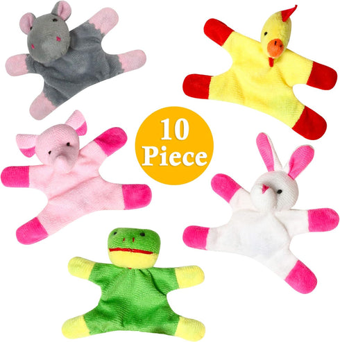 Animal Magnets Toy Set for Refrigerator, Fridge and Board Magnets, Plush Animal Toys (10-Piece Set)...