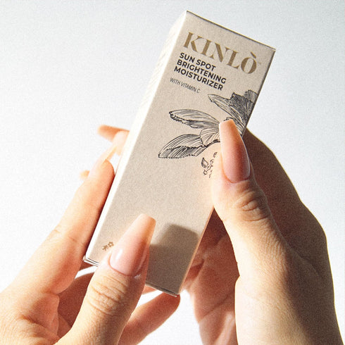Kinlo Sun Spot Brightening Moisturizer | Vitamin C Ferulic acid Hyaluronic acid | Daily Brightening Serum Face Moisturizer | Black Owned Skincare ...